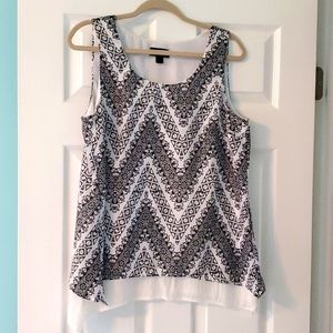 Womens LG LARGE AB Studio Sleeveless Top Summer